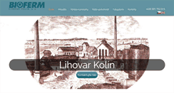 Desktop Screenshot of bioferm-lihovar.cz