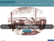 Tablet Screenshot of bioferm-lihovar.cz